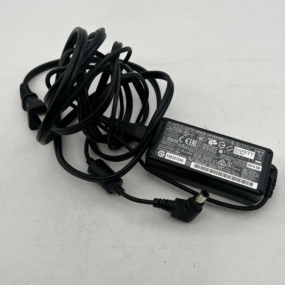 PFU Limited AC Adapter SEB55N2-16.0 Fujitsu Scanner Power Supply 16V 2.5A Black